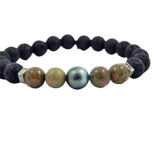 Pulsera Unisex Stone-perla Tahiti