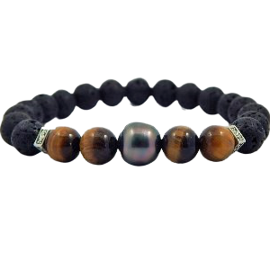 Pulsera Unisex Stone-perla Tahiti