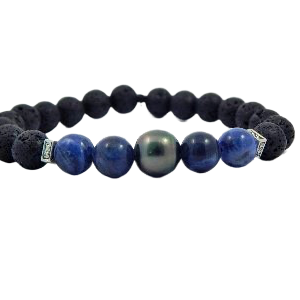 Pulsera Unisex Stone-perla Tahiti