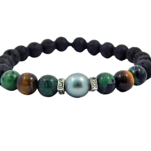 Pulsera Unisex Stone-perla Tahiti