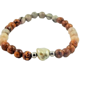 Pulsera Unisex Stone-perla Tahiti