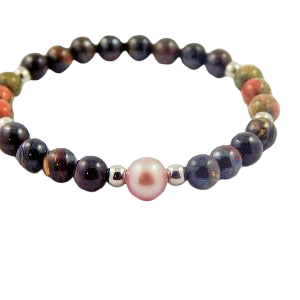 Pulsera Unisex Stone-perla Tahiti