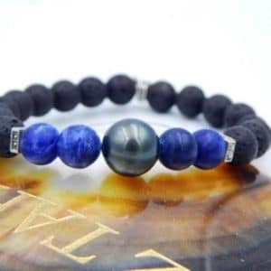 Pulsera Unisex Stone-perla Tahiti