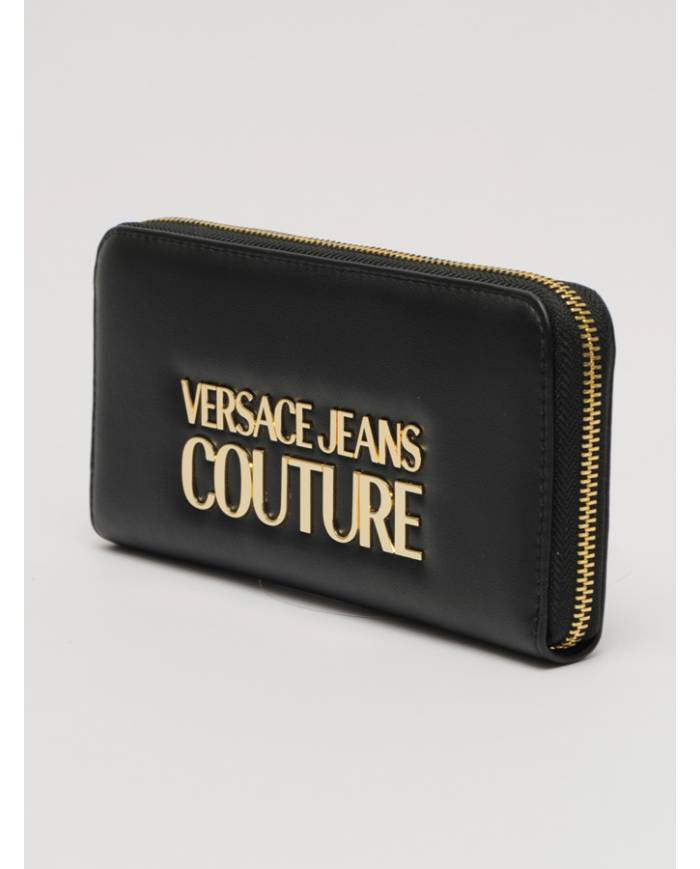 Cartera Versace negro y dorado