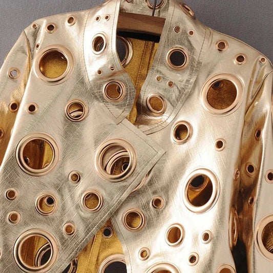 Golden jacket holes Plated Kami