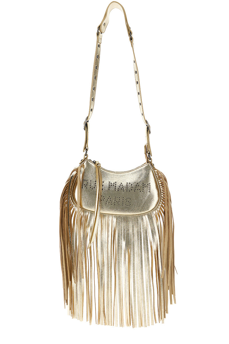 Bolso flecos RUE MADAM dorado